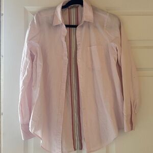 Athleta Pink Long Sleeve Tee Soft Comfort